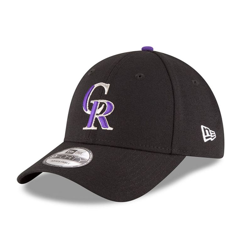 Gorras New Era 9forty Negros - Colorado Rockies The League 10268UMWA